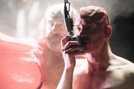 William Shakespeare: Kralj Lear / Janez Škof in Timon Šturbej Foto: Peter Uhan