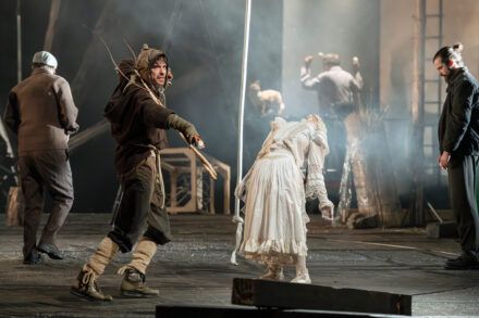 Dane Zajc: Voranc / Nejc Cijan Garlatti, Uroš Fürst, Mina Švajger, Gašper Lovrec in Domen Novak Foto: Peter Uhan