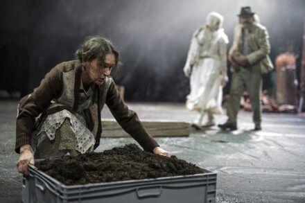 Dane Zajc: Voranc / Petra Govc, Mina Švajger in Janez Škof Foto: Peter Uhan