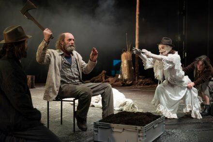 Dane Zajc: Voranc / Domen Novak, Janez Škof, Mina Švajger and Petra Govc. Photo by Peter Uhan.