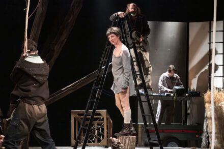 Dane Zajc: Voranc / Sabina Kogovšek, Nejc Cijan Garlatti, Janez Škof and Gašper Lovrec. Photo by Peter Uhan.