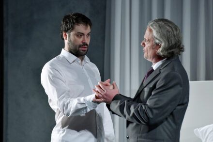 Ivan Cankar: For the Good of the Nation / Benjamin Krnetić and Valter Dragan. Photo by Peter Uhan.