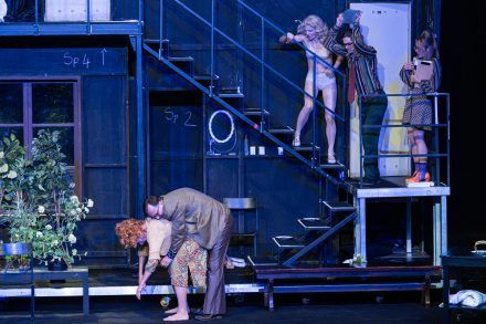 Saša Pavček, Uroš Fürst, Iva Babić, Klemen Janežič in Saša Mihelčič Foto: Peter Uhan