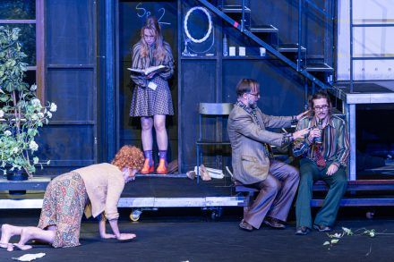 Saša Pavček, Saša Mihelčič, Uroš Fürst in Klemen Janežič Foto: Peter Uhan