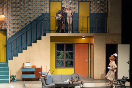 Iva Babić, Klemen Janežič in Saša Pavček Foto: Peter Uhan