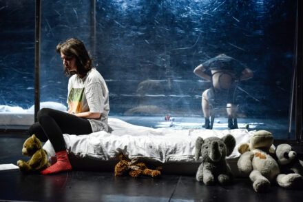 Čarna Lampret in Jure Šimonka Foto: Peter Uhan