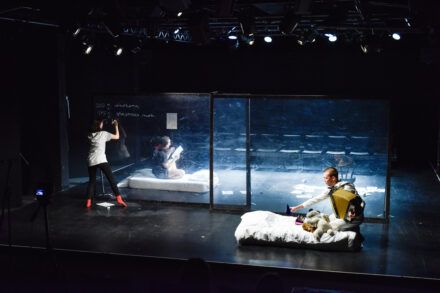 Čarna Lampret, Jure Šimonka in Marko Rafolt Foto: Peter Uhan