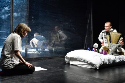 Čarna Lampret, Jure Šimonka in Marko Rafolt Foto: Peter Uhan