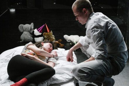 Čarna Lampret in Marko Rafolt Foto: Peter Uhan