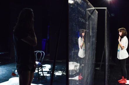 Jure Šimonka in Čarna Lampret Foto: Peter Uhan