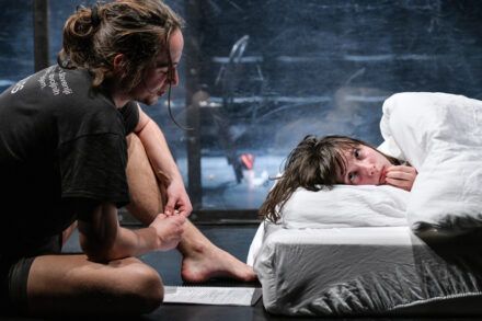 Jure Šimonka in Čarna Lampret Foto: Peter Uhan