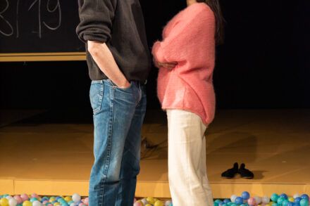 Jonathan Spector: Eureka / Nejc Cijan Garlatti in Saša Pavlin Stošić Foto: Peter Uhan