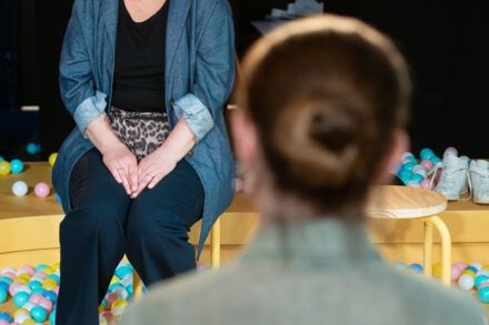 Jonathan Spector: Eureka / Nina Valič in Nina Ivanišin Foto: Peter Uhan