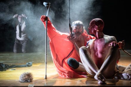 Marko Mandić, Janez Škof and Timon Šturbej. Photo by Peter Uhan.