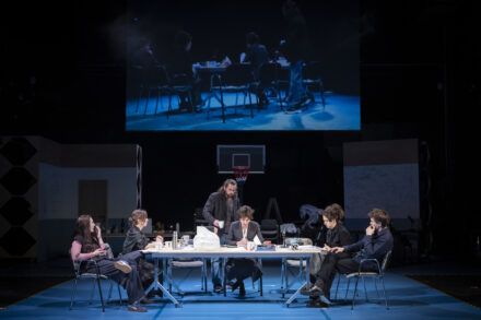Maša Grošelj, Eva Stražar, Andrej Murenc, Lučka Počkaj, Mojka Končar, Lovro Zafred Foto: Uroš Hočevar