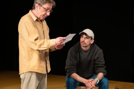 Jonathan Spector: Eureka Day / Gregor Baković and Nejc Cijan Garlatti. Photo by Peter Uhan.