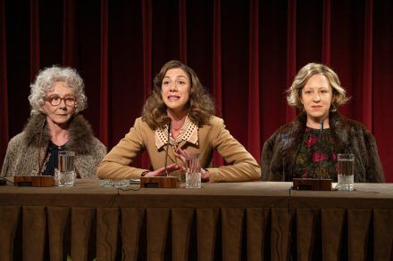 Silva Čušin, Eva Jesenovec and Vanja Plut. Photo by Peter Uhan.