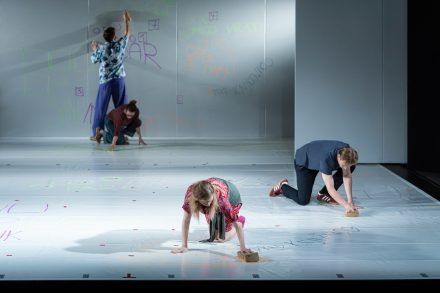 Maruša Majer, Timon Šturbej, Nina Ivanišin and Domen Novak. Photo by Peter Uhan.